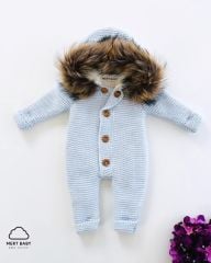 Knitted Jumpsuit with Wool Inside