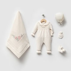 Elegant Cross Stitch 5-Piece Knitwear Hospital Set