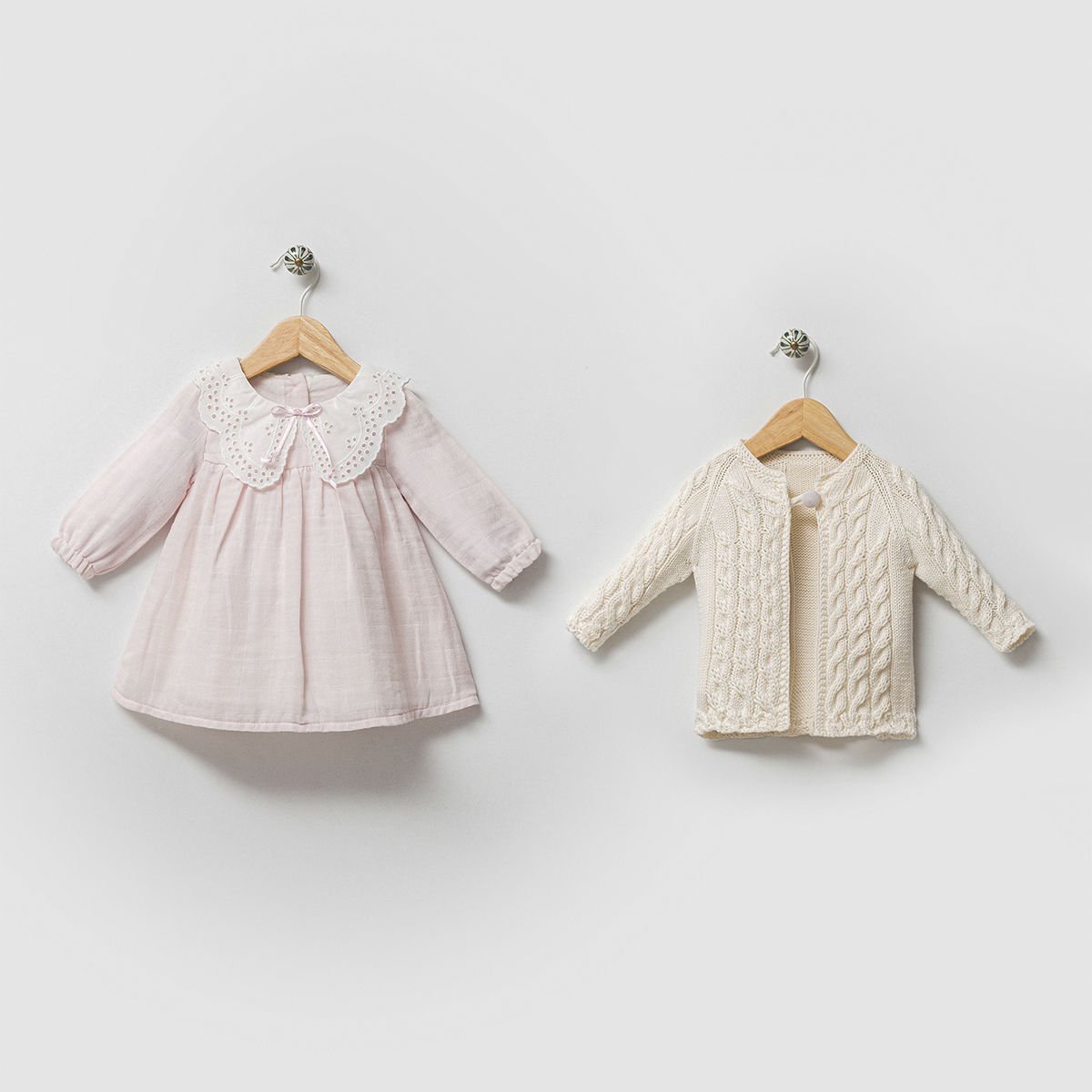 Müslin Elbise Triko Hırka