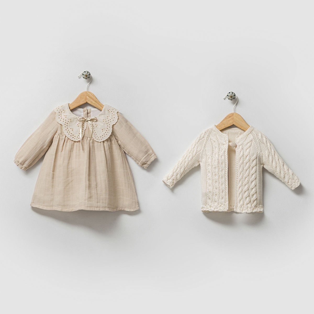 Müslin Elbise Triko Hırka