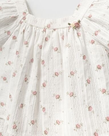 Müslin Tunik Kot Pantolon Kız Bebek Takım