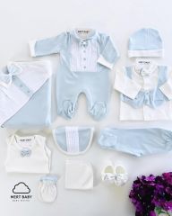 Lux Ribbed 10-Piece Hospital Set