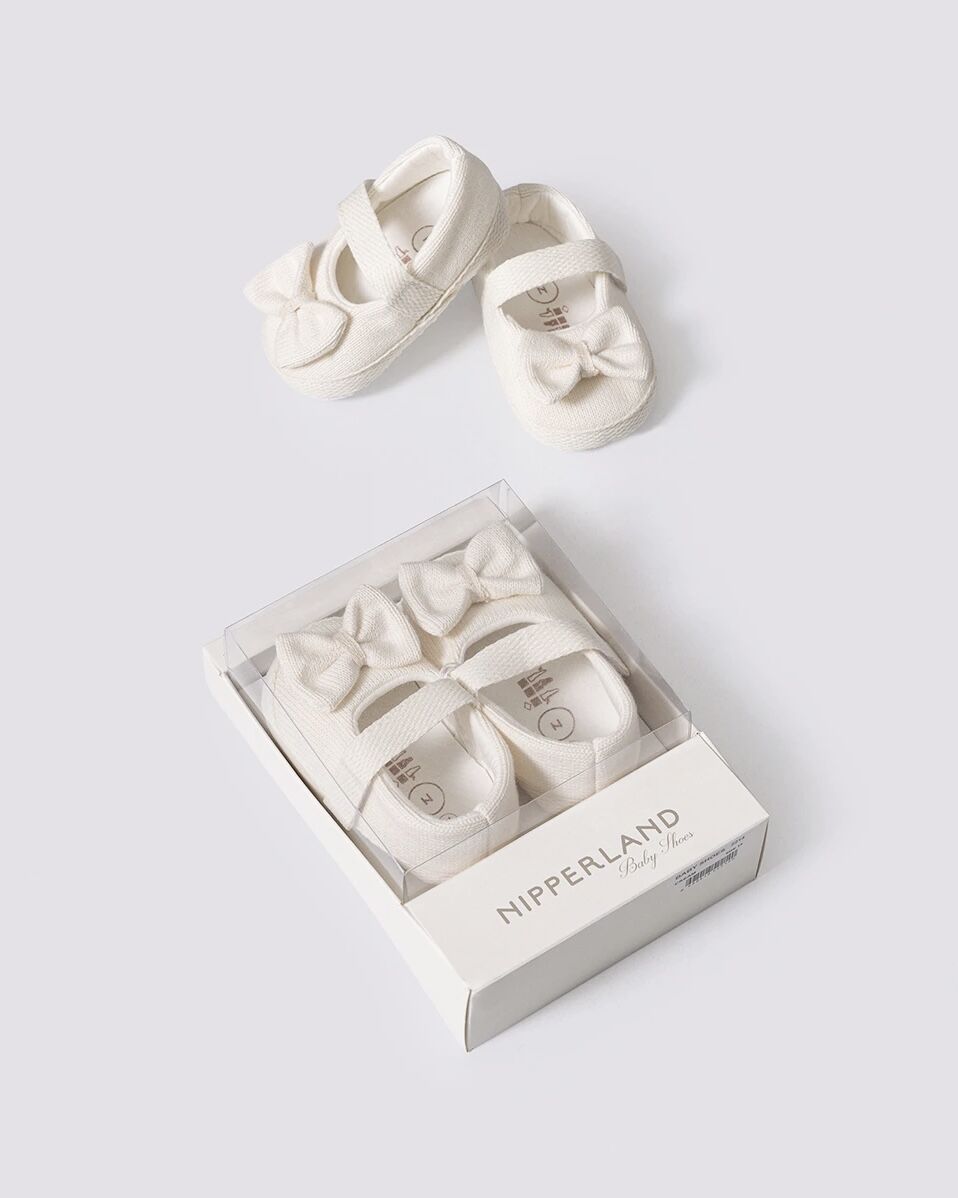 Petite Kız Bebek Ayakkabısı Krem