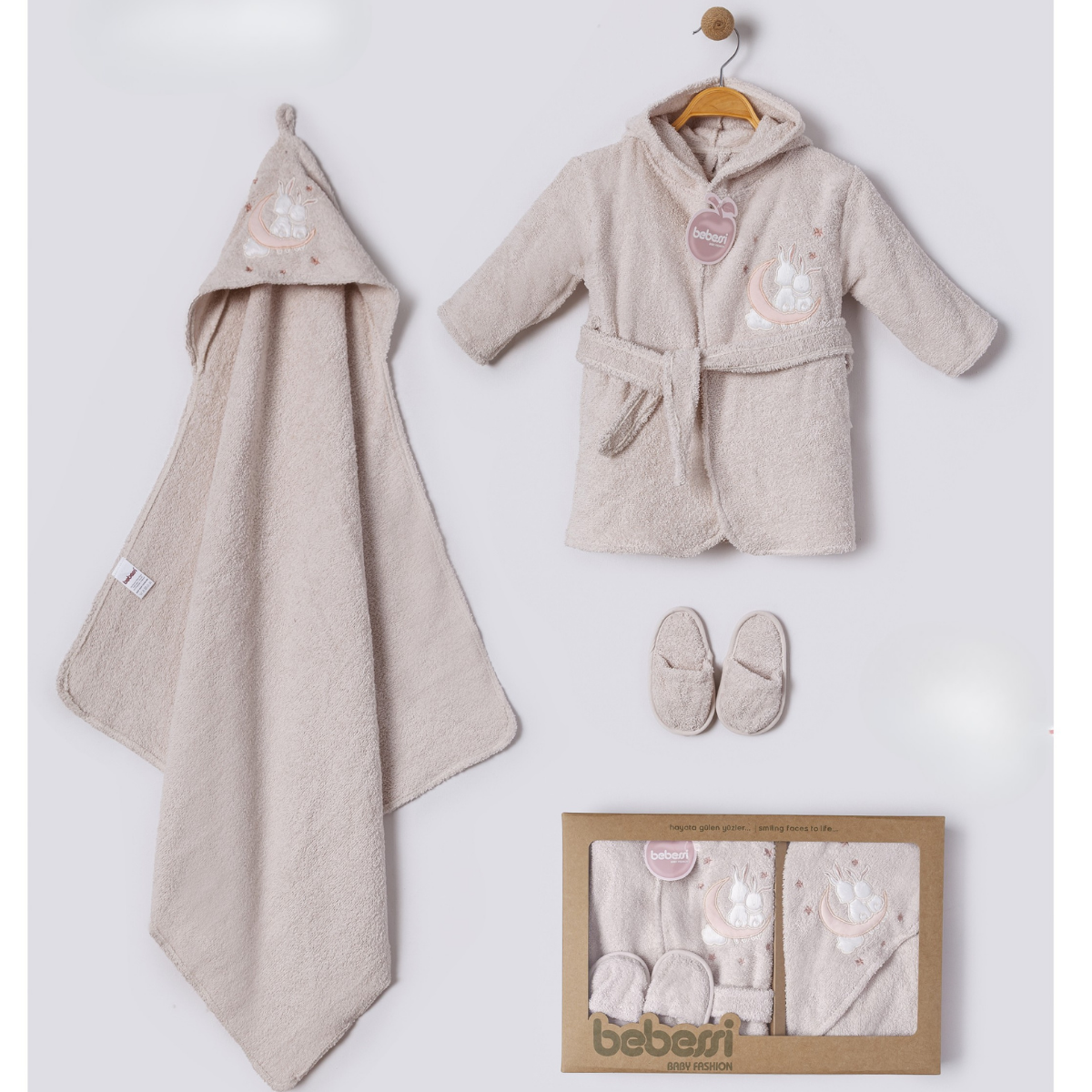 Bunny Friend Bornoz Seti Bej