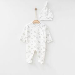 Little Mushroom Ribbed Jumpsuit
