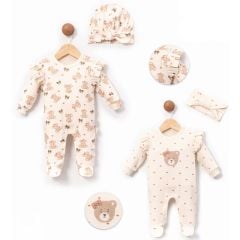 Lovely Bear Two Piece Jumpsuit Set