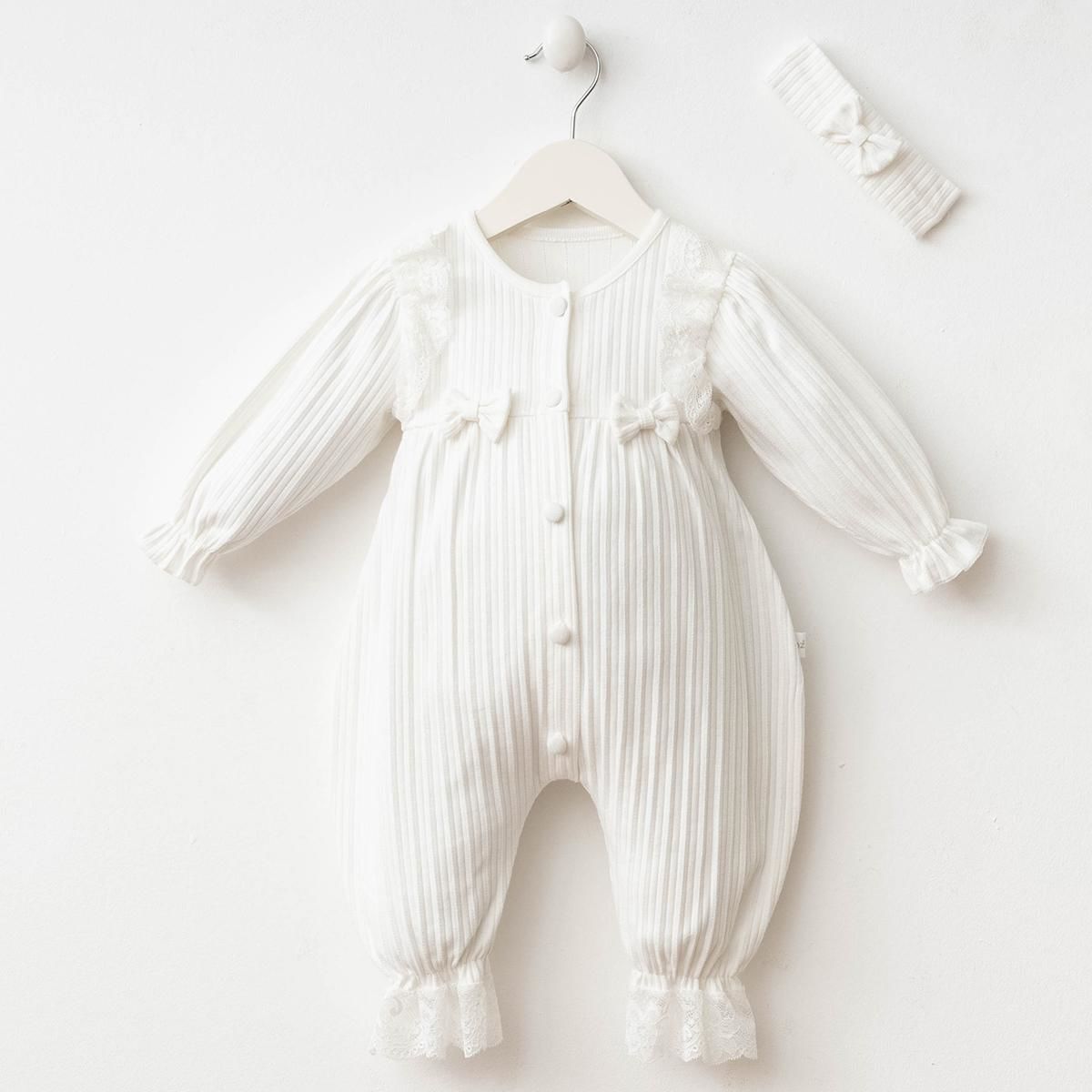 Fiyonklu Modal Kumaş Rahat Tulum