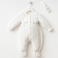 Fiyonklu Modal Kumaş Rahat Tulum