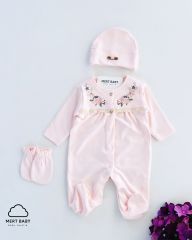 Sequential Floral Jumpsuit Pink