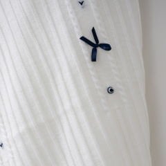 Evil Eye Bead Luxury Knitted Blanket