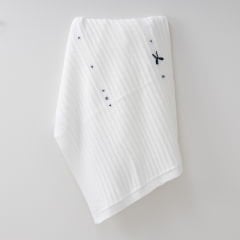 Evil Eye Bead Luxury Knitted Blanket
