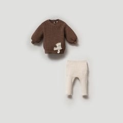 Friendly Bear Organic Knitwear Set