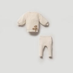 Friendly Bear Organic Knitwear Set