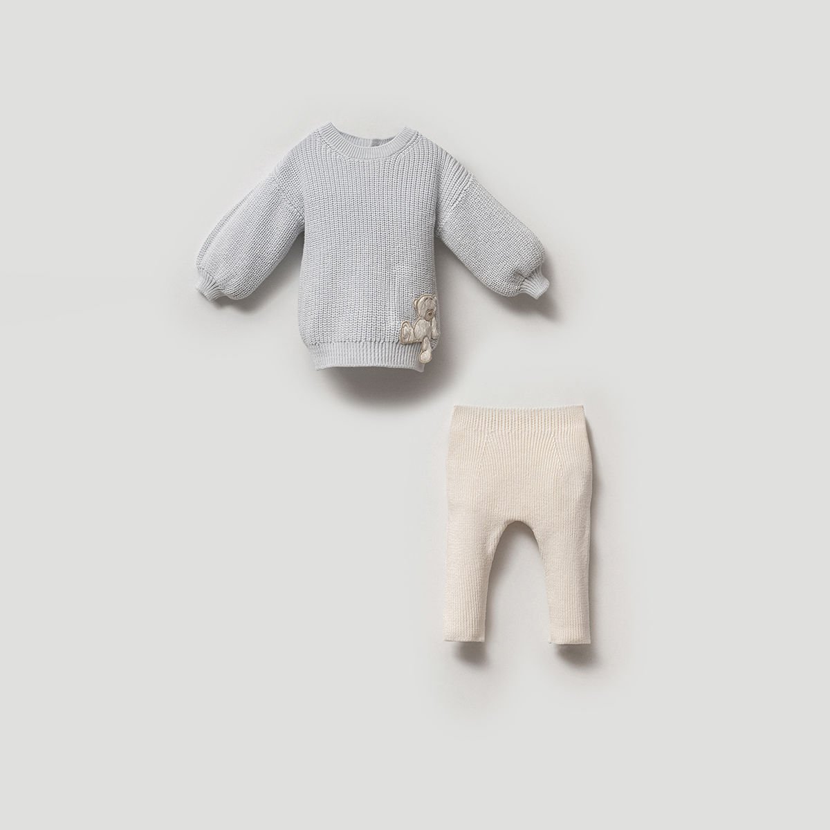 Friendly Bear Organic Knitwear Set
