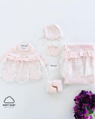 Serena Elbiseli Triko 5’li Hastane Seti