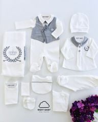 My Little King 10-Piece Hospital Set Gray