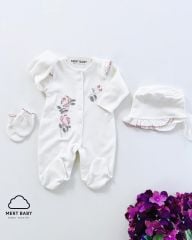 Ruffle Jumpsuit Ecru